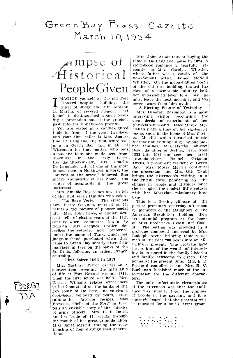  Source: Green Bay Press Gazette Topics: Social and Political Movements Date: 1934-03-10