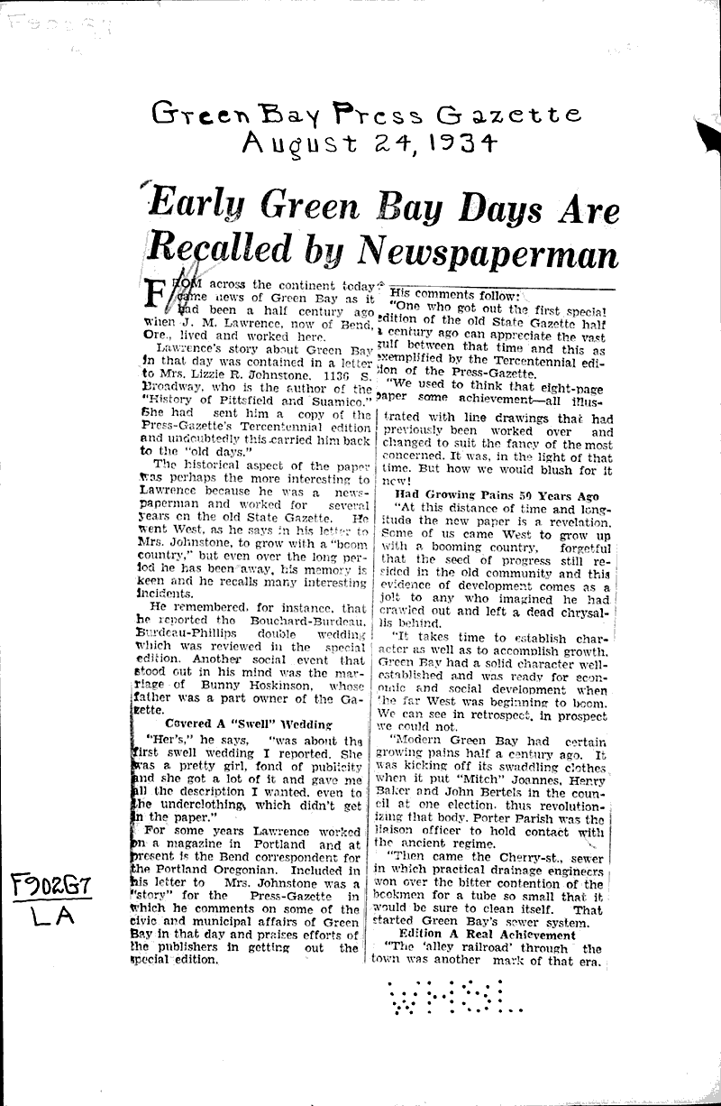  Source: Green Bay Press Gazette Date: 1934-08-24