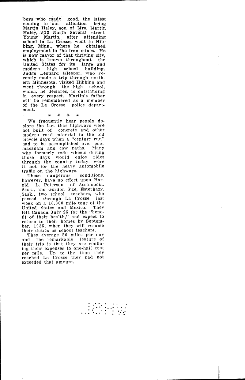  Source: La Crosse Tribune and Leader-Press Topics: Government and Politics Date: 1934-09-09
