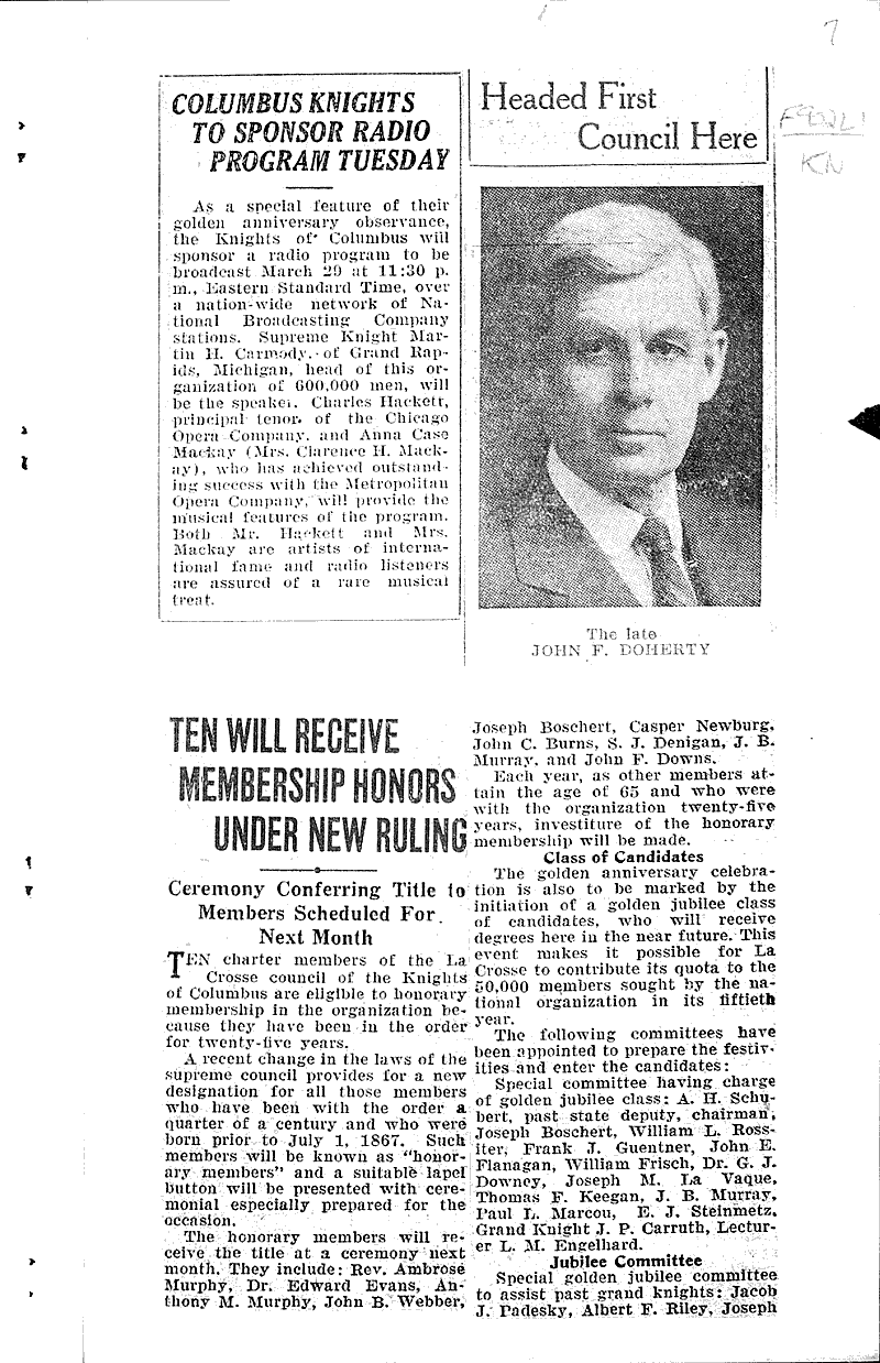  Source: La Crosse Tribune and Leader-Press Topics: Social and Political Movements Date: 1932-03-27