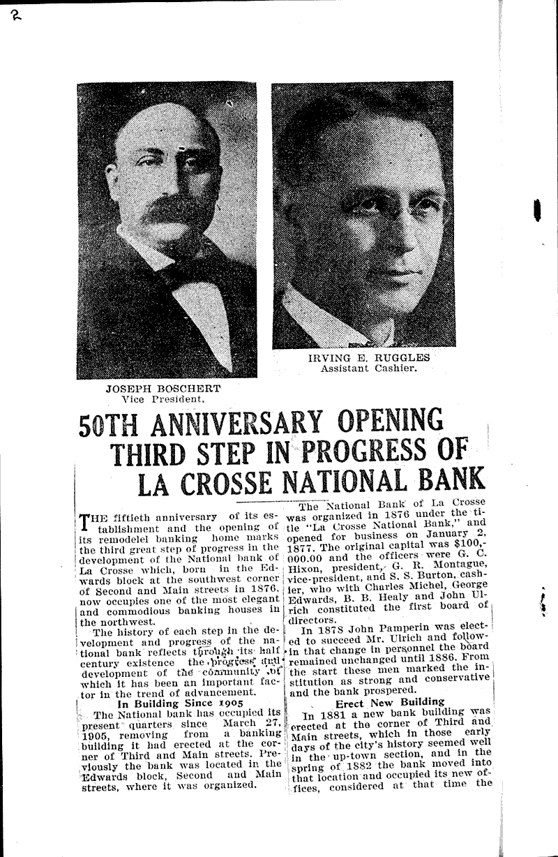  Source: La Crosse Tribune Topics: Industry Date: 1926-12-18