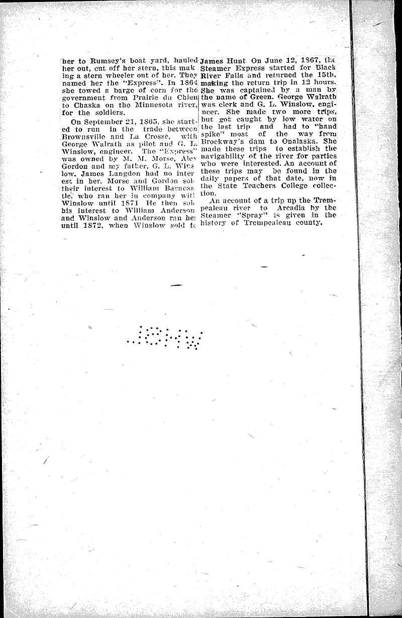 La Crosse County Historical Society Source: La Crosse Tribune and Leader-Press Topics: Education Date: 1933-02-05