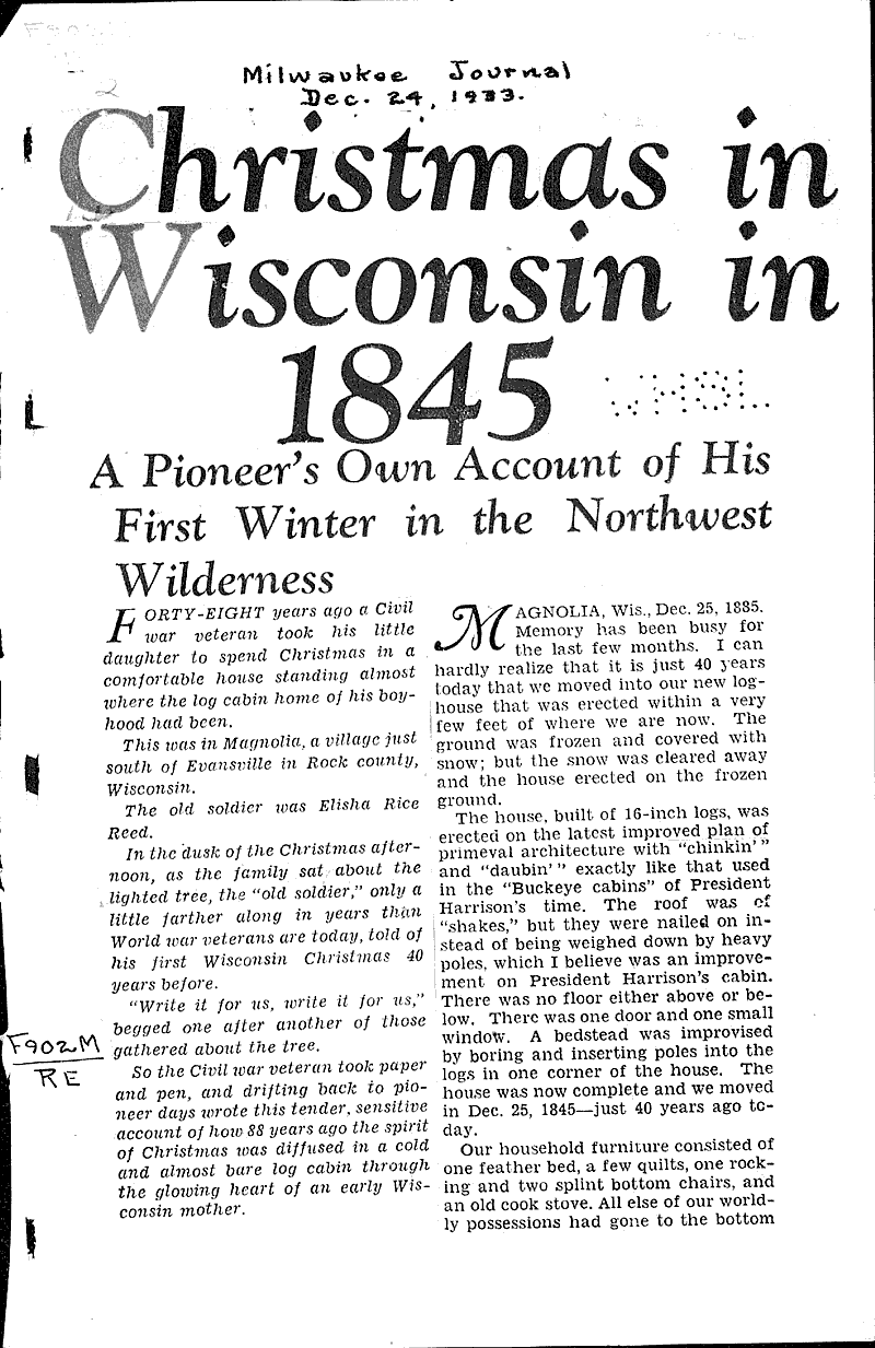  Source: Milwaukee Journal Date: 1933-12-24