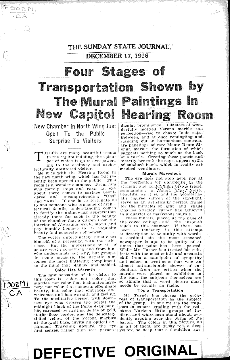  Source: Wisconsin State Journal Topics: Art and Music Date: 1916-12-17