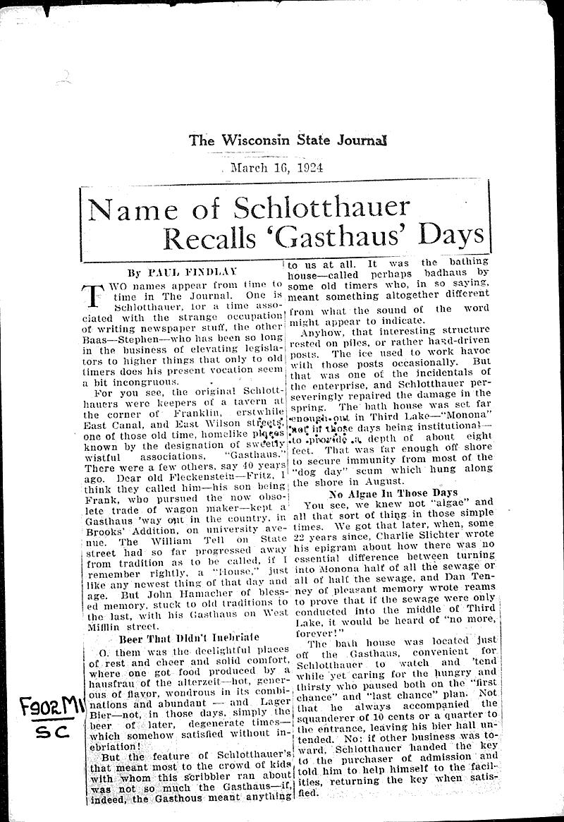  Source: Wisconsin State Journal Date: 1924-03-16
