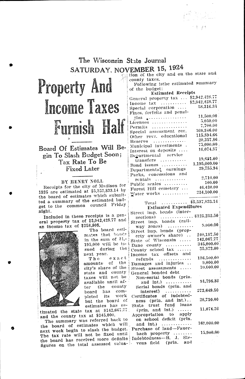  Source: Wisconsin State Journal Topics: Government and Politics Date: 1924-11-15