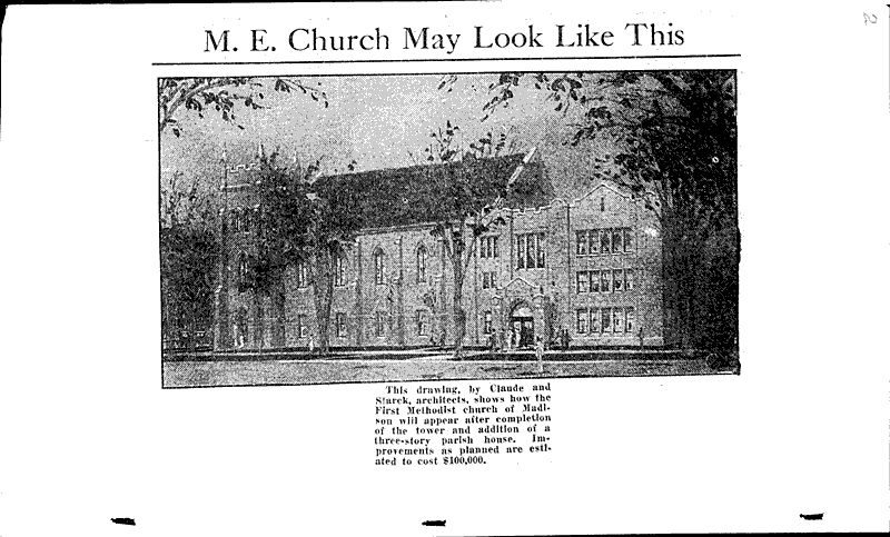  Source: Wisconsin State Journal Topics: Church History Date: 1924-03-23