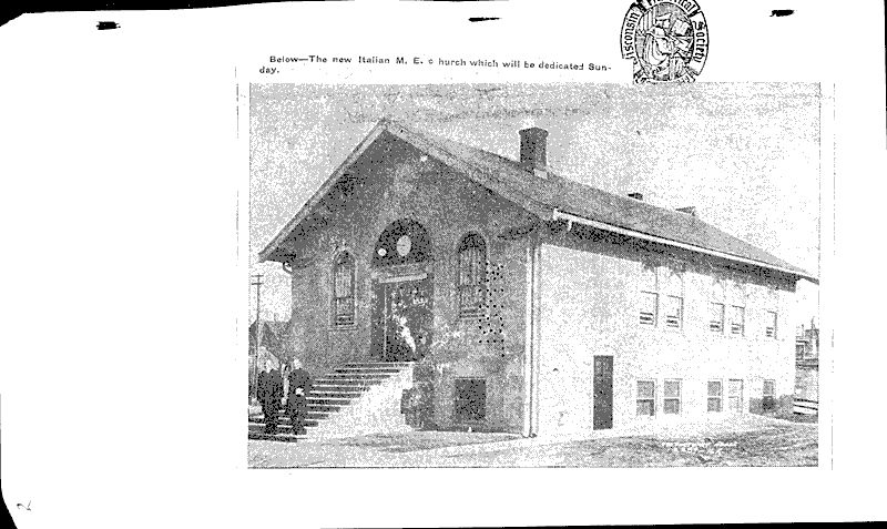  Source: Wisconsin State Journal Topics: Church History Date: 1922-02-02