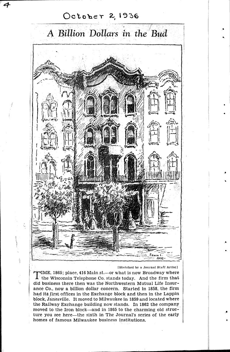 A billion dollars in the bud Source: Milwaukee Journal Topics: Industry Date: 1936-10-02