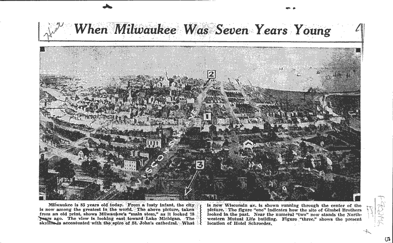City is having a birthday Source: Milwaukee Wisconsin News Date: 1931-01-31