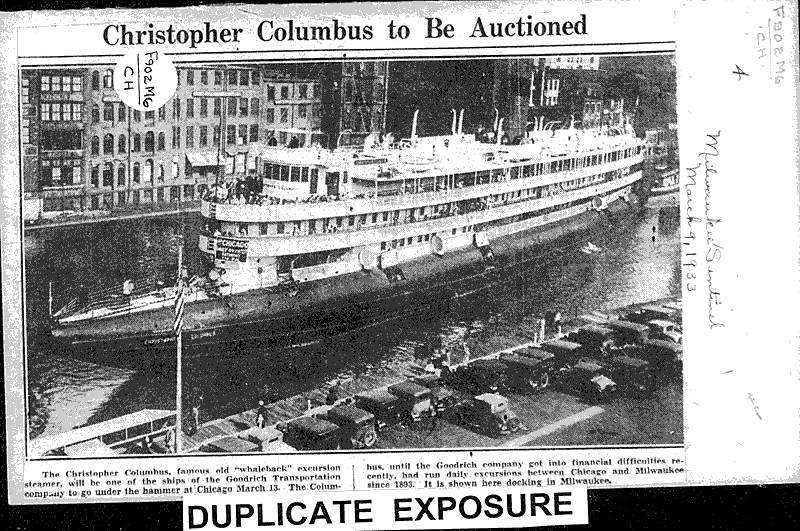  Source: Milwaukee Sentinel Topics: Transportation Date: 1933-03-09
