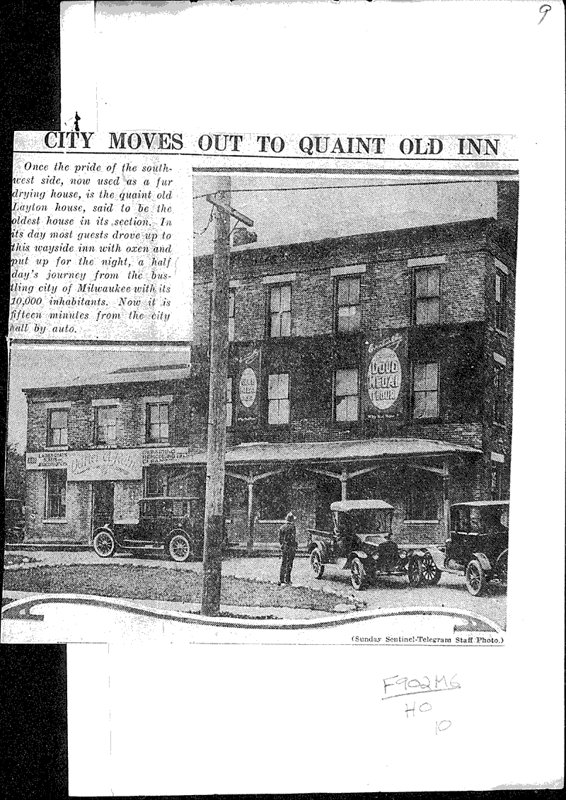  Source: Milwaukee Telegram Topics: Architecture Date: 1924-09-21