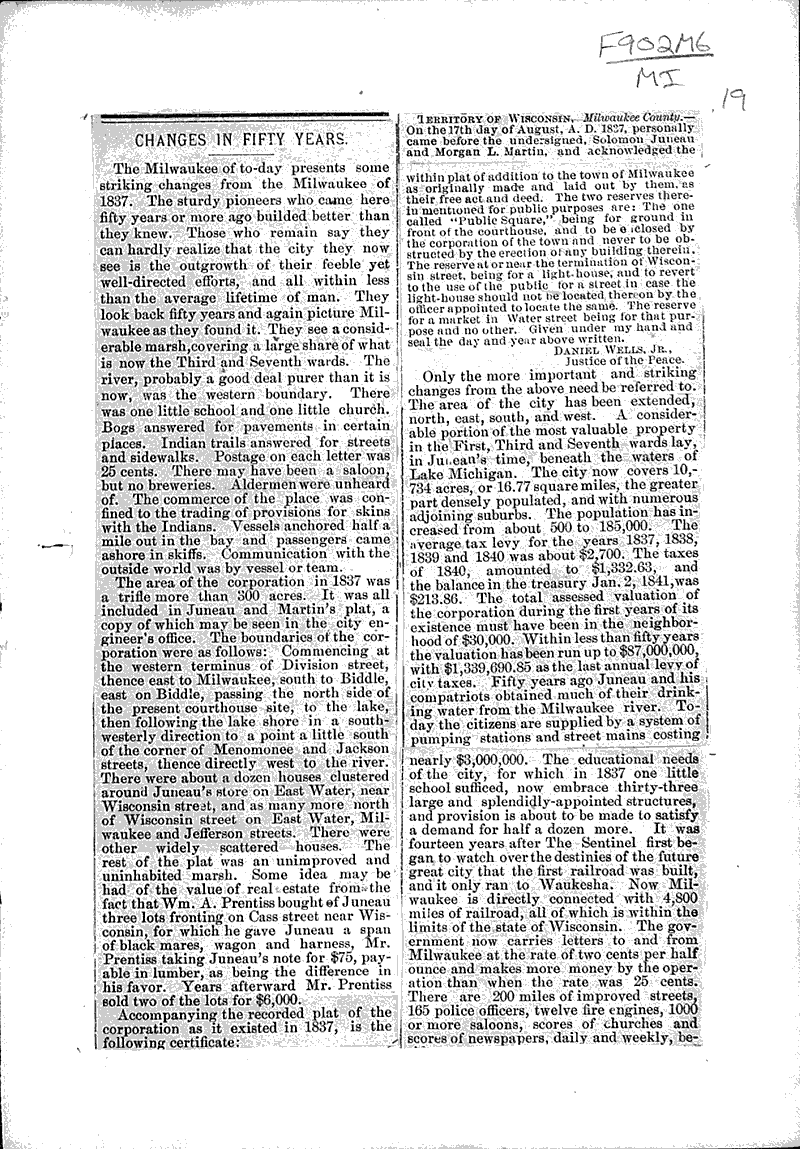  Source: Milwaukee Sentinel Topics: Architecture Date: 1887-06-26