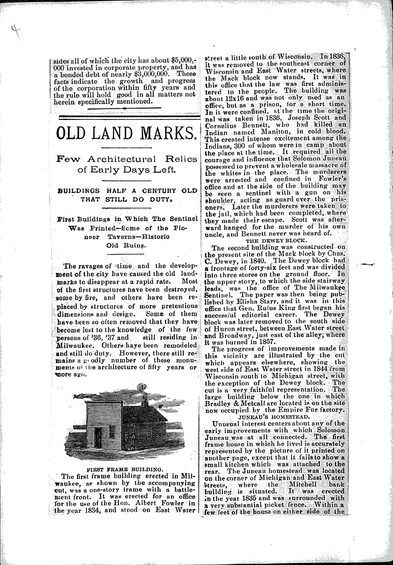  Source: Milwaukee Sentinel Topics: Architecture Date: 1887-06-26