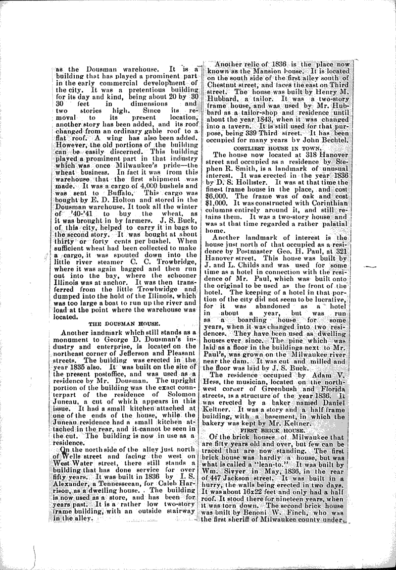 Source: Milwaukee Sentinel Topics: Architecture Date: 1887-06-26