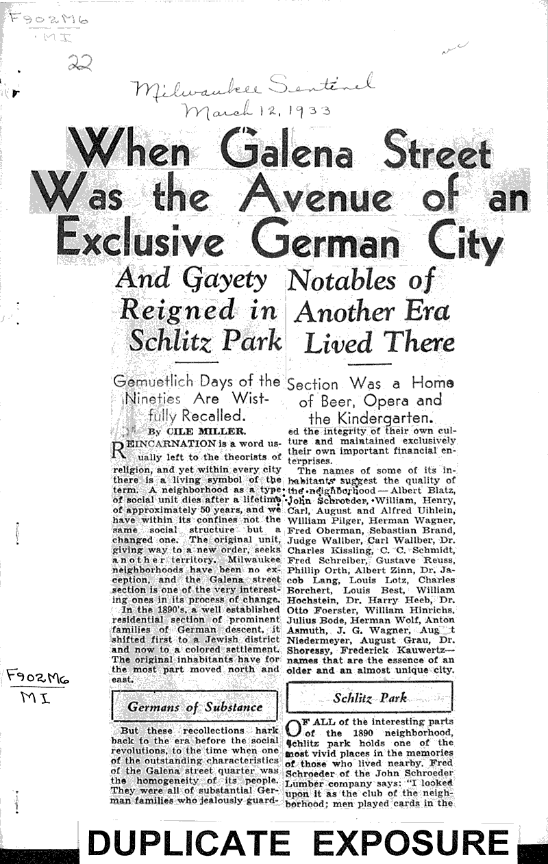  Source: Milwaukee Sentinel Topics: Immigrants Date: 1933-03-12