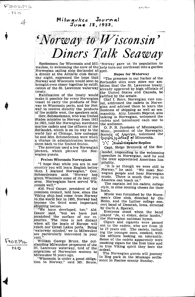  Source: Milwaukee Journal Topics: Transportation Date: 1933-06-18
