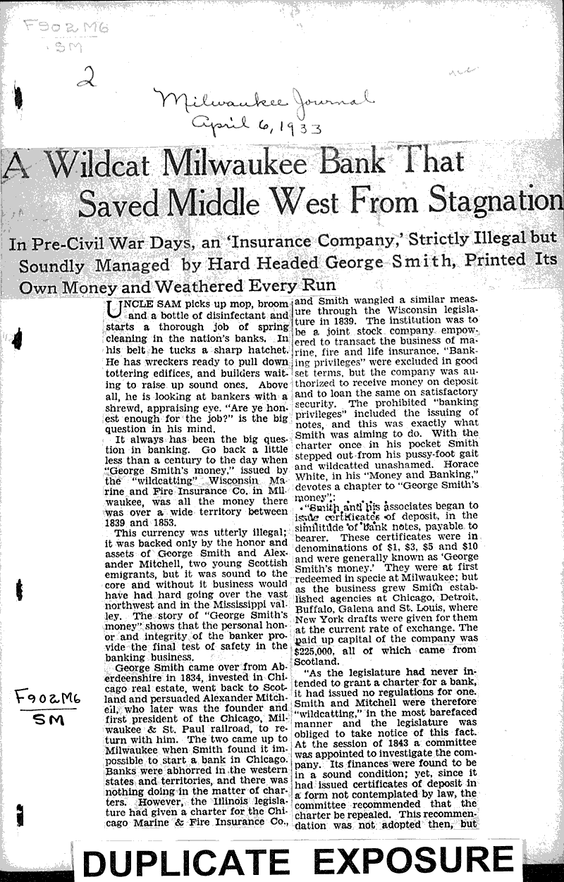  Source: Milwaukee Journal Topics: Industry Date: 1933-04-06