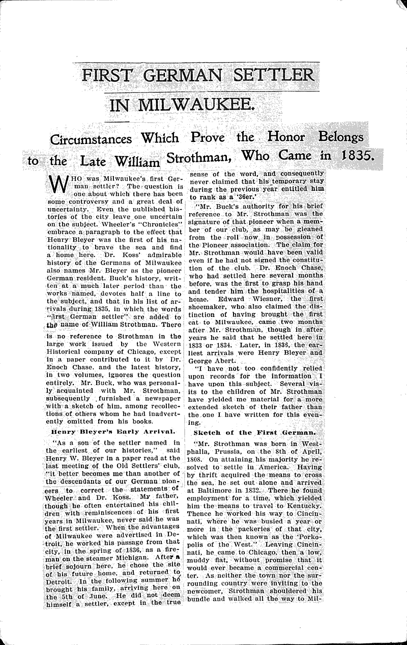  Source: Milwaukee Sentinel Topics: Immigrants Date: 1899-06-11