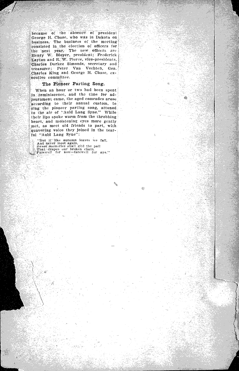 Banquet of pioneers Source: Milwaukee Free Press Date: 1907-10-06