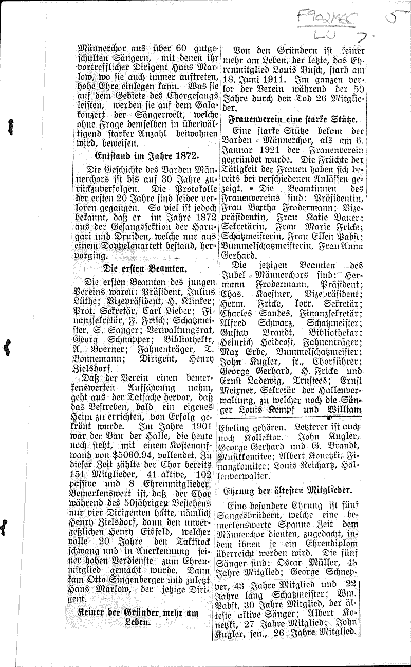 Ein diamantenes kirchenjubilaum Source: Milwaukee Herold Topics: Church History Date: 1922-10-08