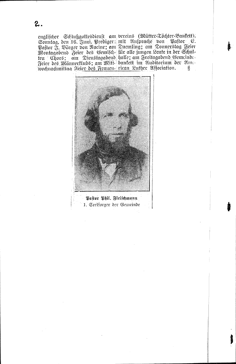  Source: Milwaukee Herold Topics: Church History Date: 1929-05-26