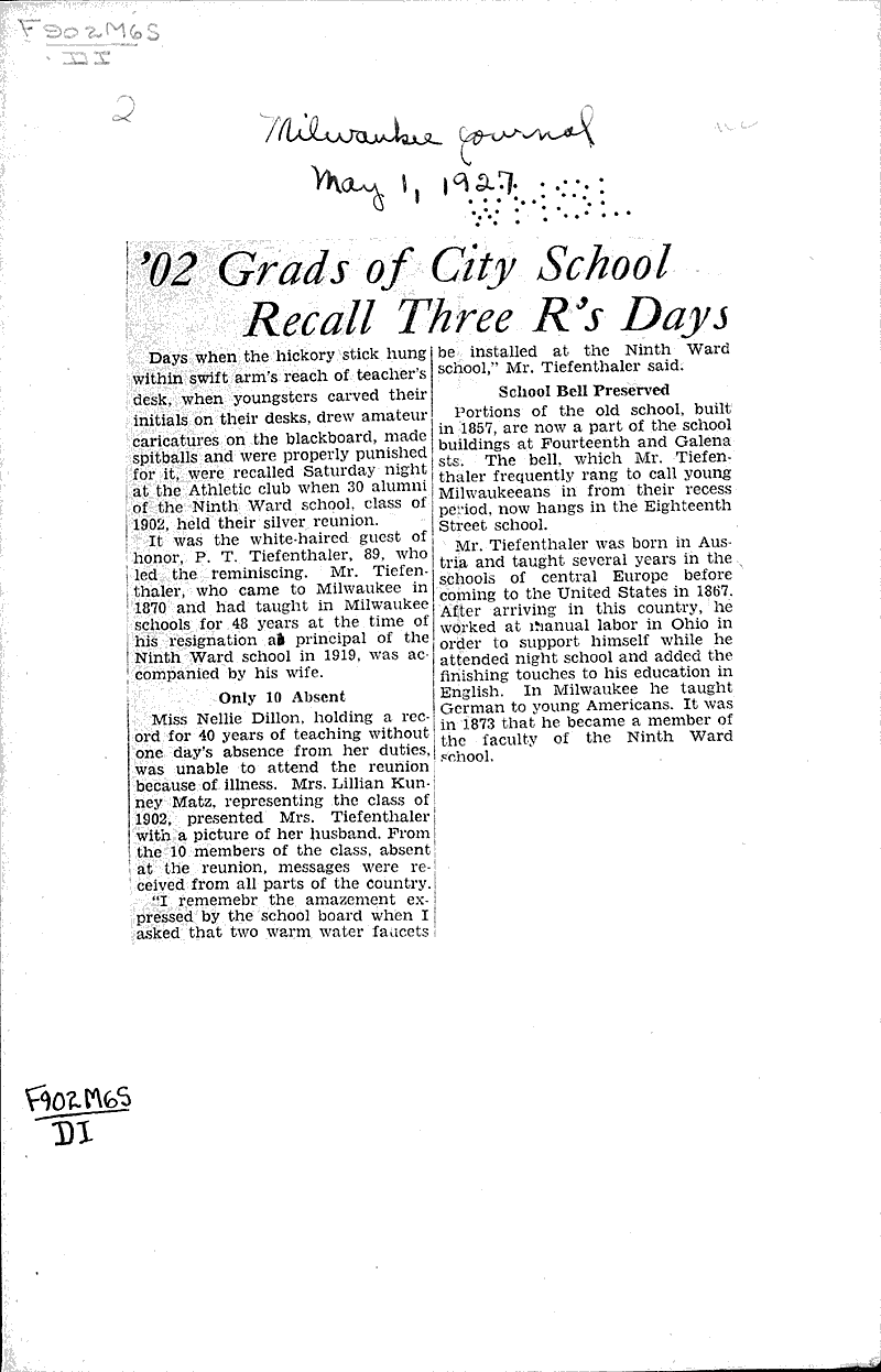  Source: Milwaukee Journal Topics: Education Date: 1934-06-22