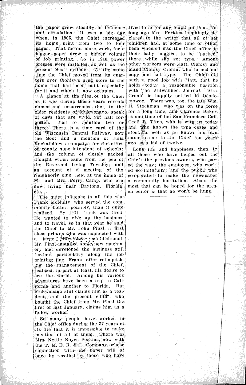  Source: Waukesha Freeman Topics: Industry Date: 1926-07-22