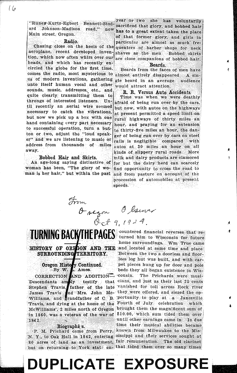 Turning back the pages Source: Oregon Observer Date: 1924-04-24