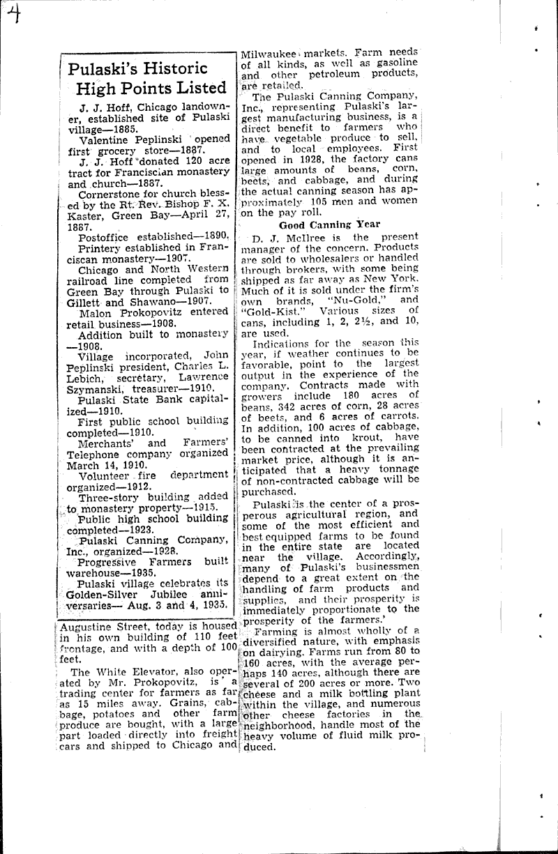  Source: Green Bay Press Gazette Date: 1935-07-31