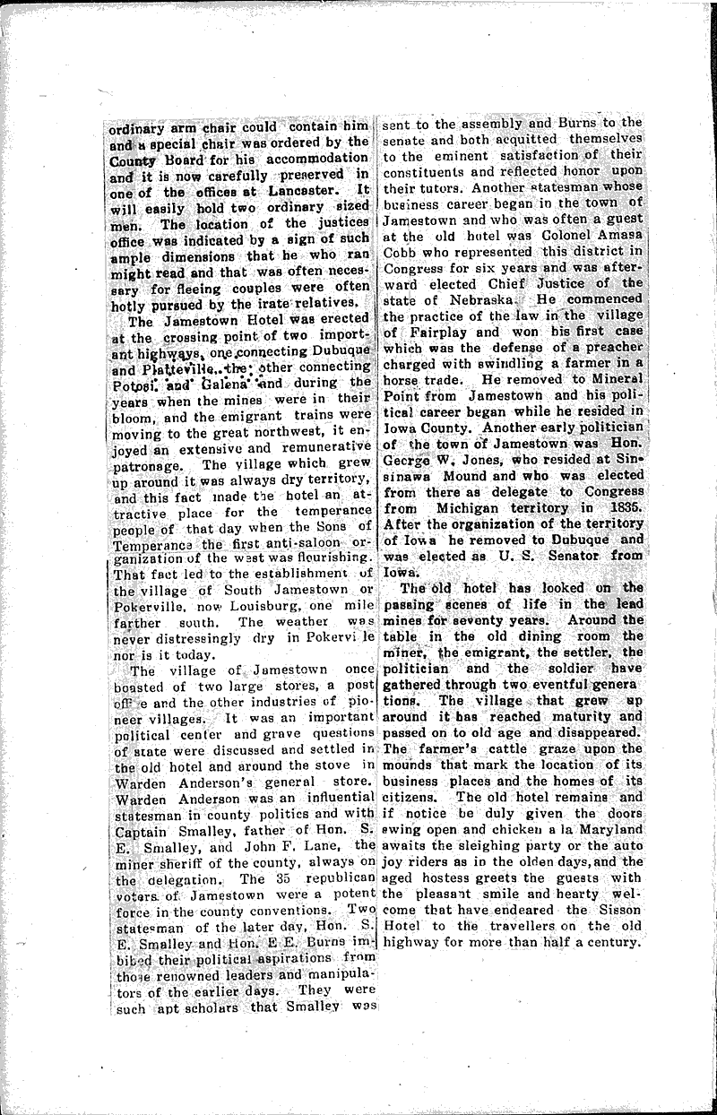  Source: Platteville Review Topics: Architecture Date: 1916-09-06