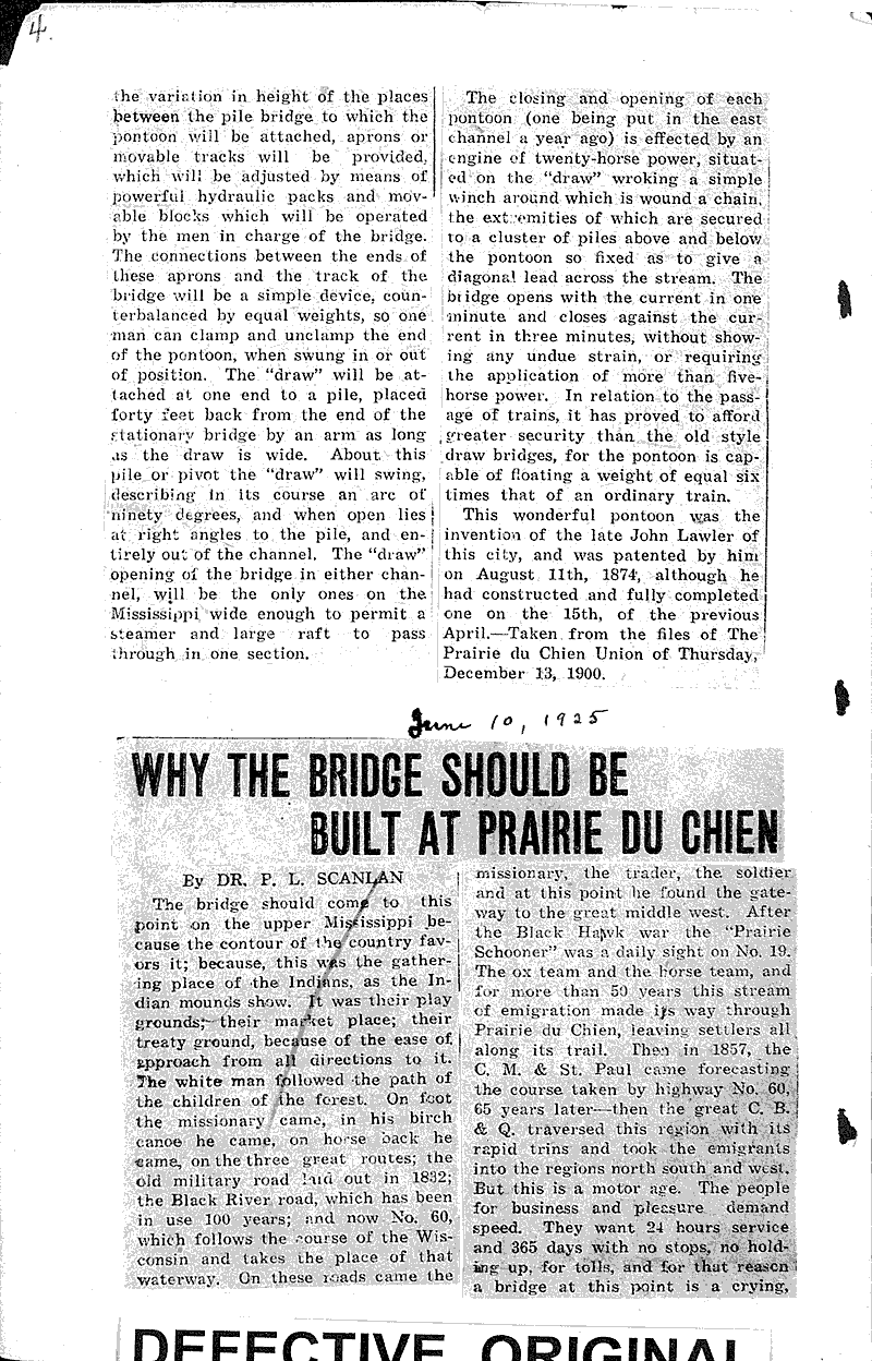  Source: Prairie du Chien press Topics: Transportation Date: 1924-08-20