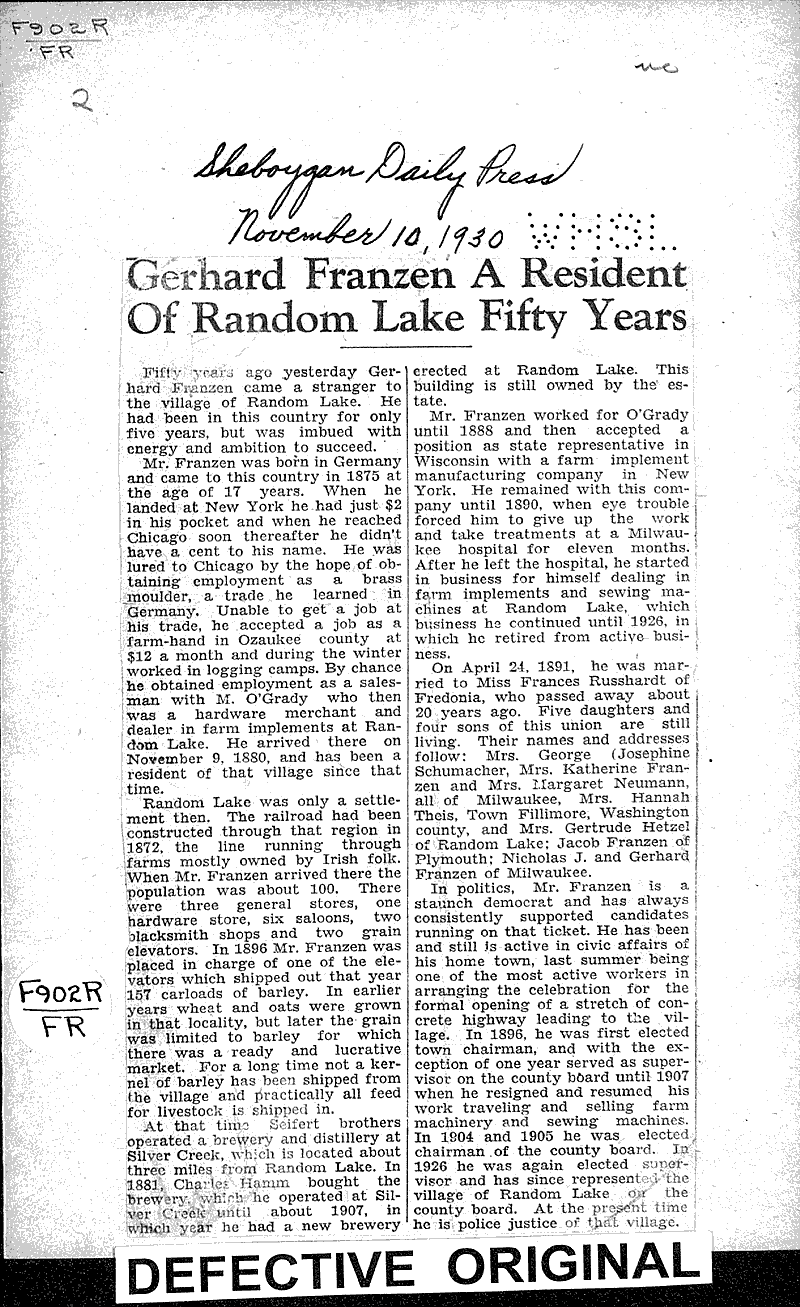  Source: Sheboygan Daily Press Date: 1930-11-10