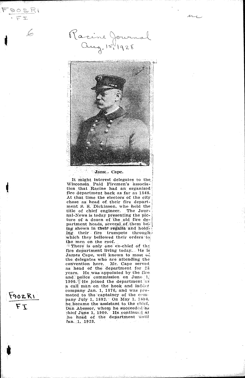  Source: Racine Journal Date: 1928-08-15
