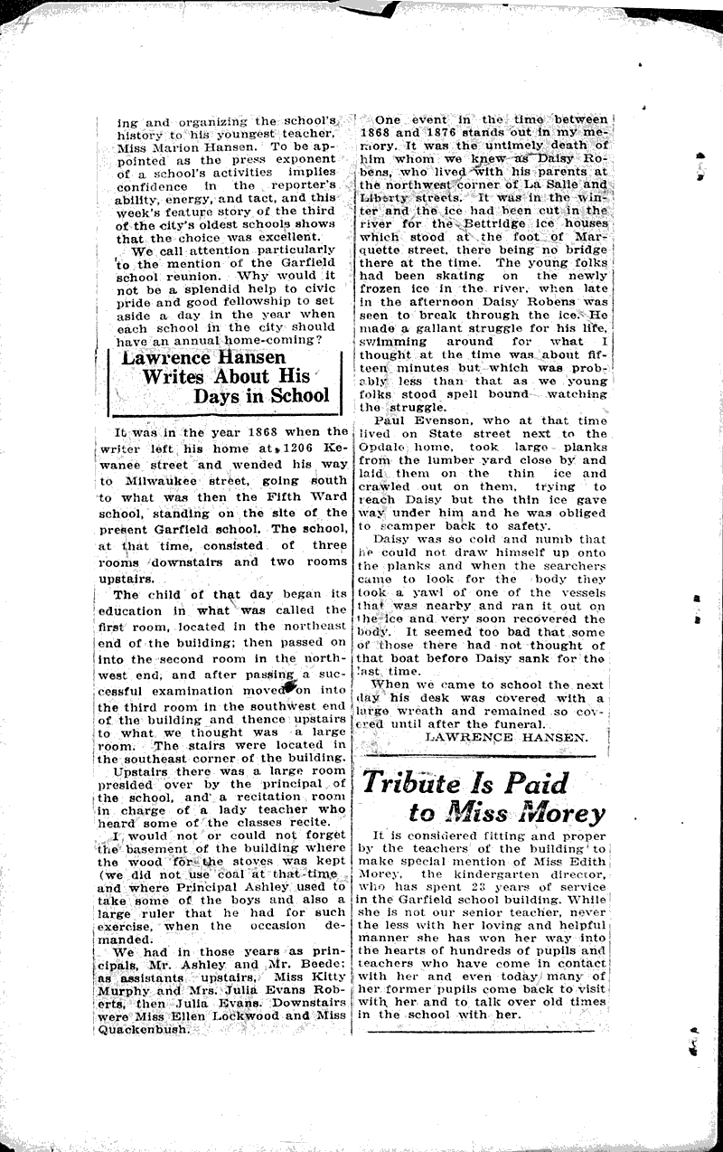  Source: Racine Journal-News Topics: Education Date: 1924-11-13