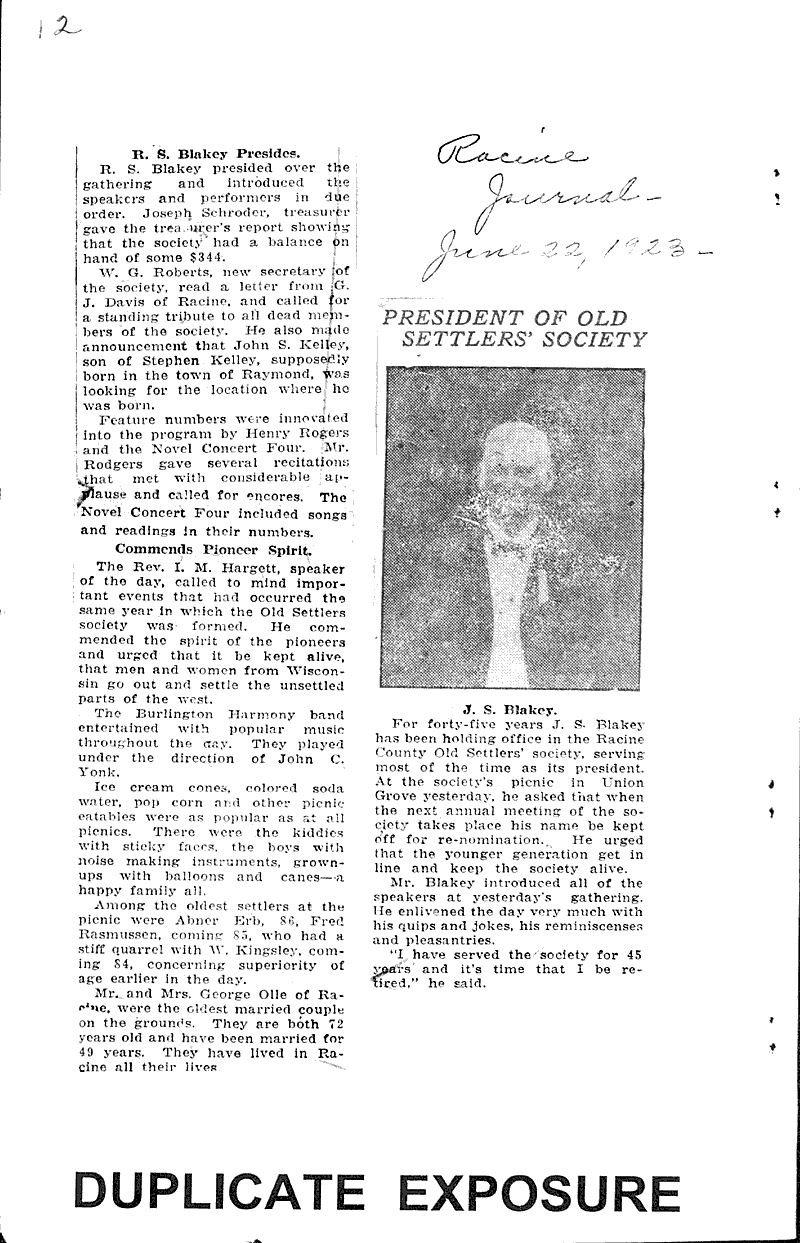  Source: Racine Journal Date: 1923-06-21