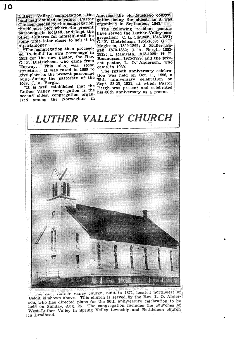  Source: Beloit Daily News Topics: Church History Date: 1934-01-31