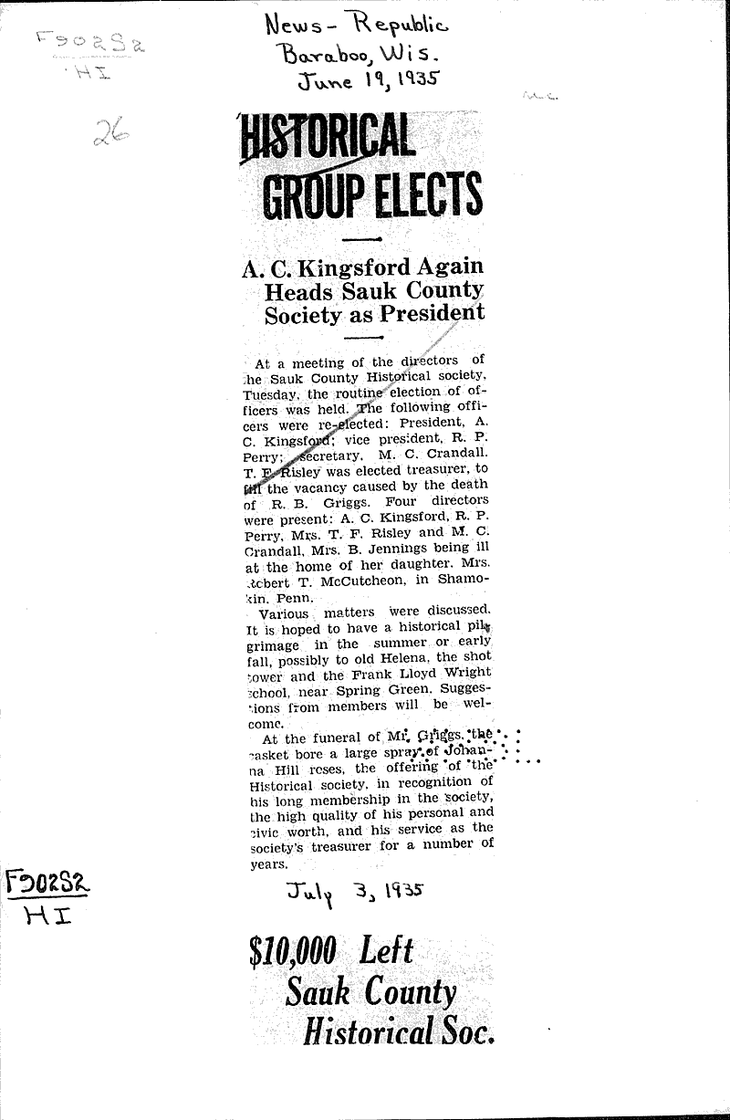  Source: Baraboo News Republic Topics: Education Date: 1935-06-19