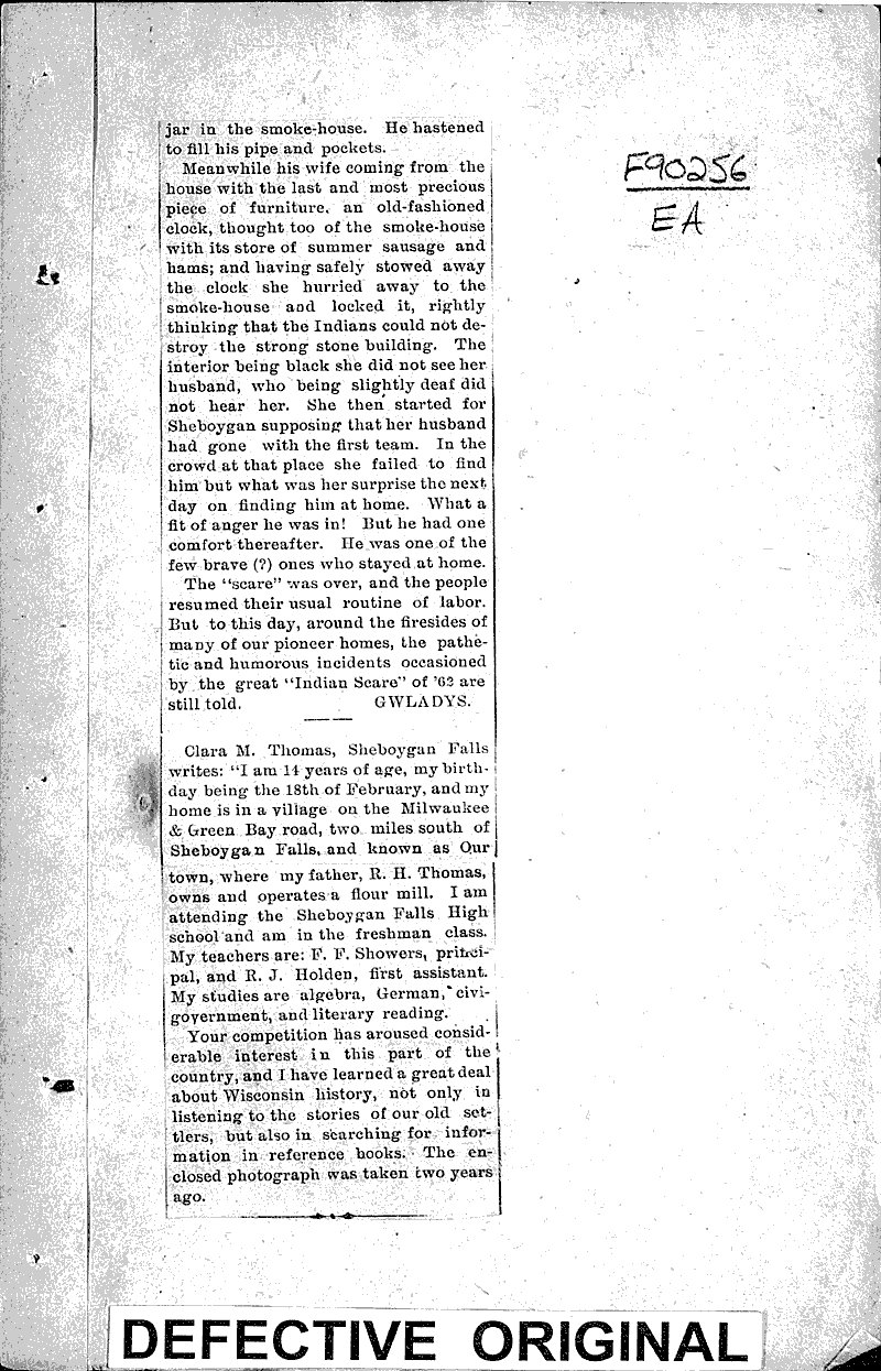 The indian scare Source: Sheboygan Herald Topics: Indians and Native Peoples Date: 1897-03-20