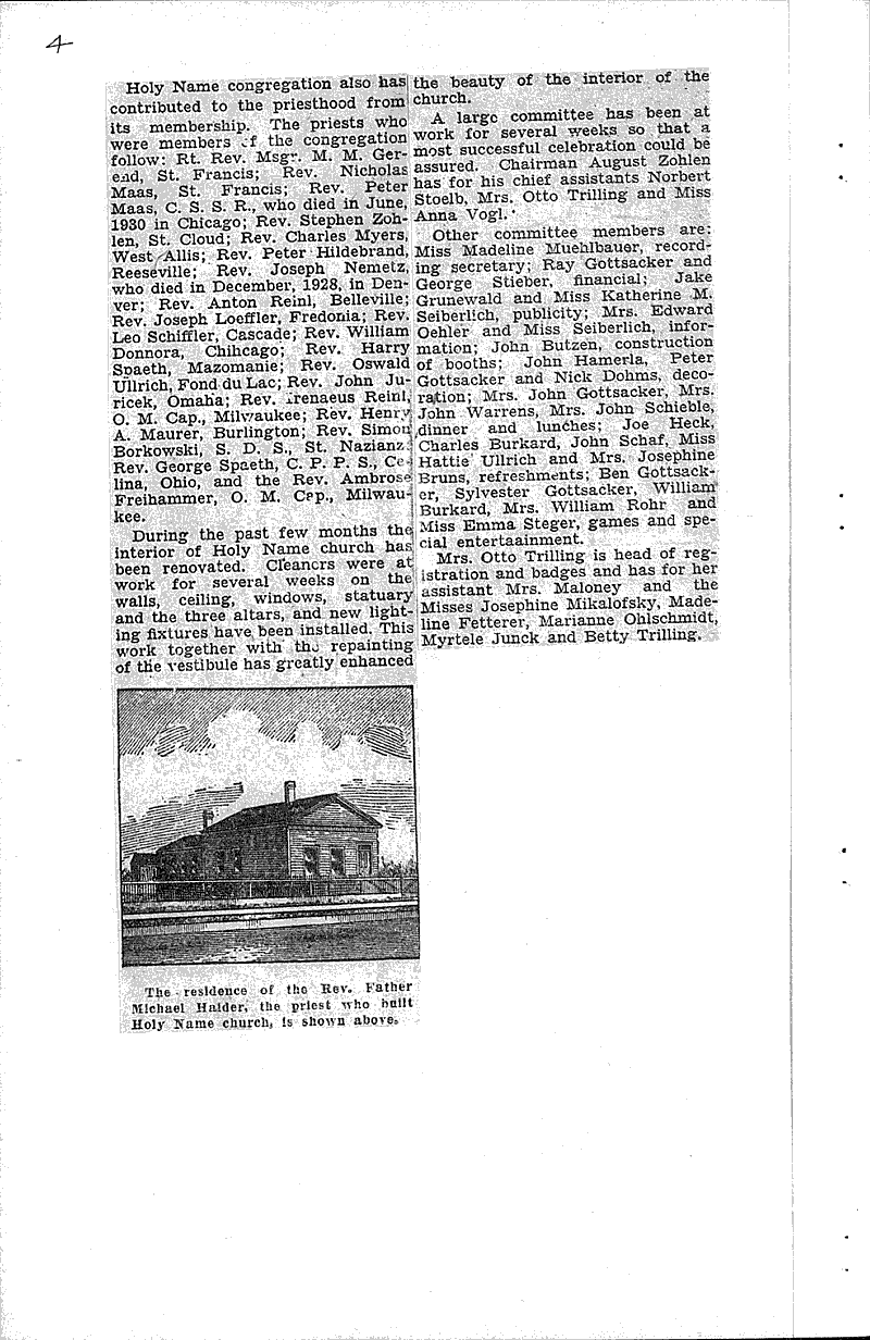 Source: Sheboygan Daily Press Topics: Church History Date: 1935-08-24