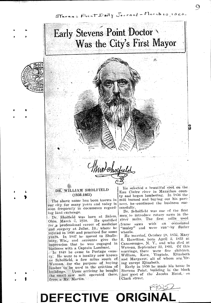  Source: Stevens Point Daily Journal Date: 1923-02-??