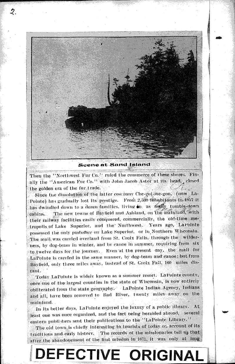 Isles of Lake Superior Source: Bayfield Press Date: 1907-03-22