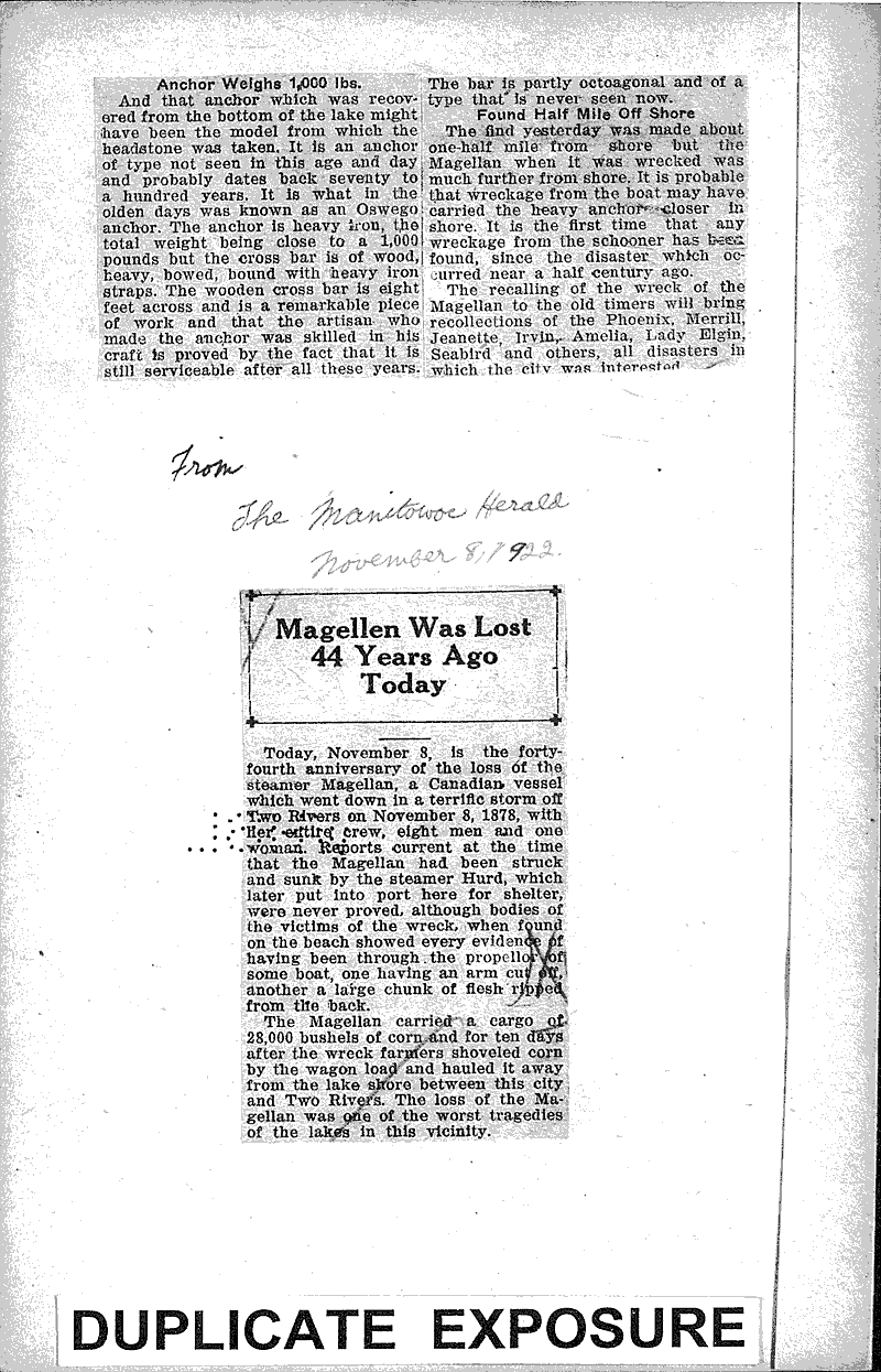  Source: Manitowoc Herald Topics: Transportation Date: 1923-06-16