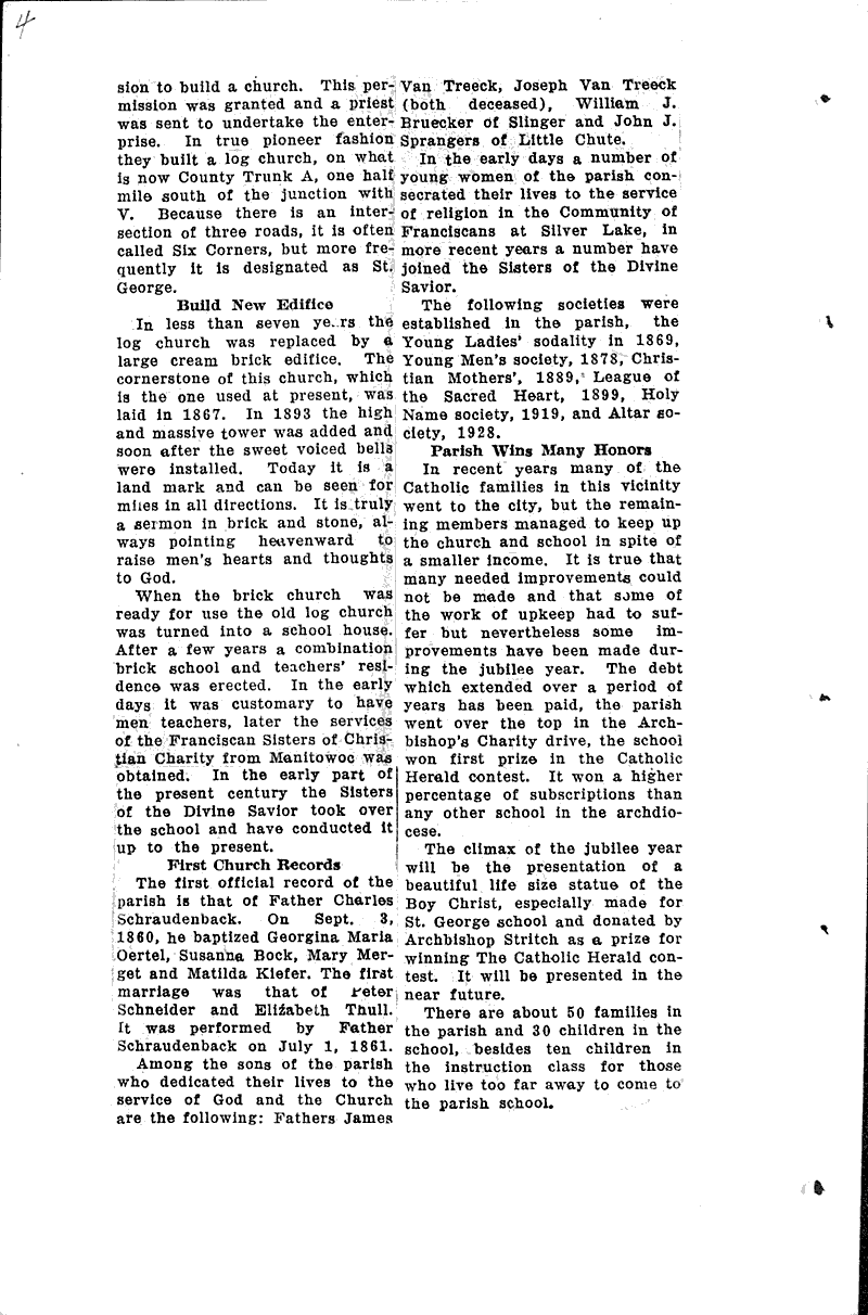  Source: Sheboygan Daily Press Topics: Church History Date: 1935-09-06
