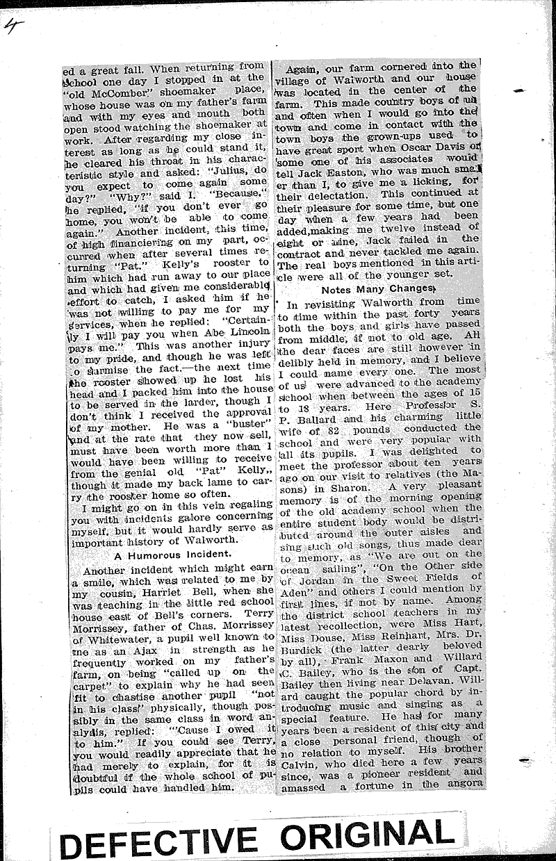 Writes vivid story of the early days Source: Delavan Republican Date: 1914-02-19