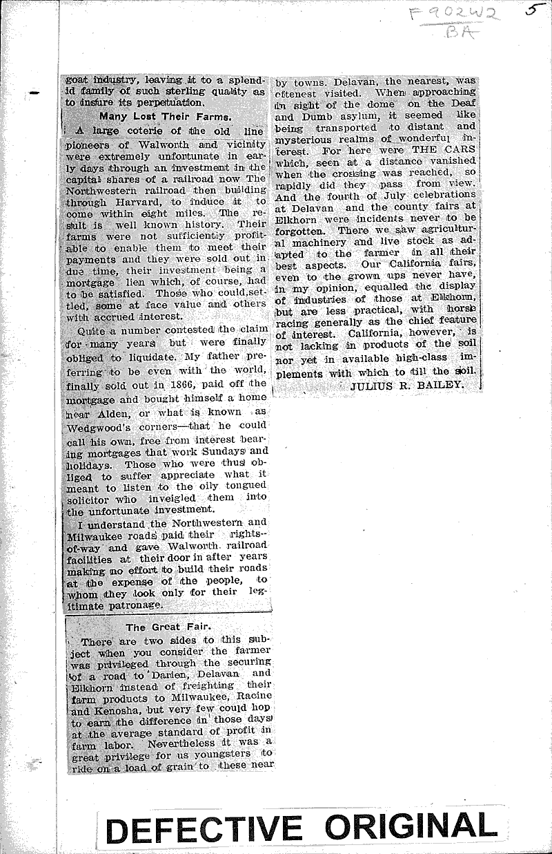 Writes vivid story of the early days Source: Delavan Republican Date: 1914-02-19