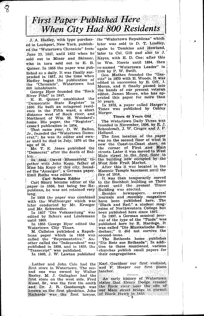  Source: Watertown Daily Times Date: 1936-07-01