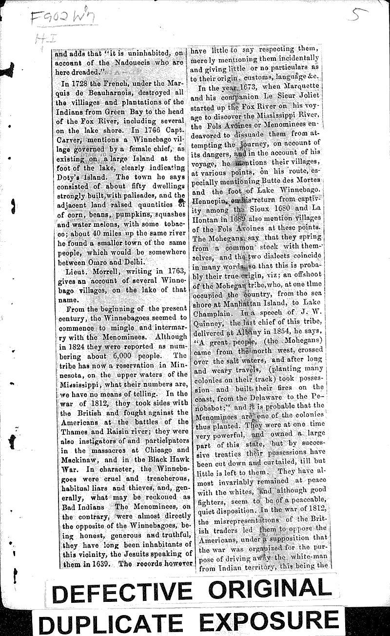 The historical points of Winnebago county Newspaper Article/Clipping