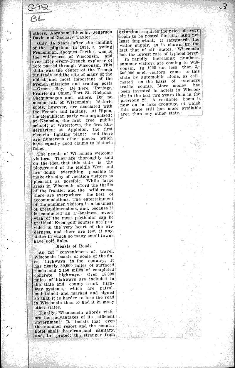  Source: Wisconsin State Journal Topics: Indians and Native Peoples Date: 1926-05-09