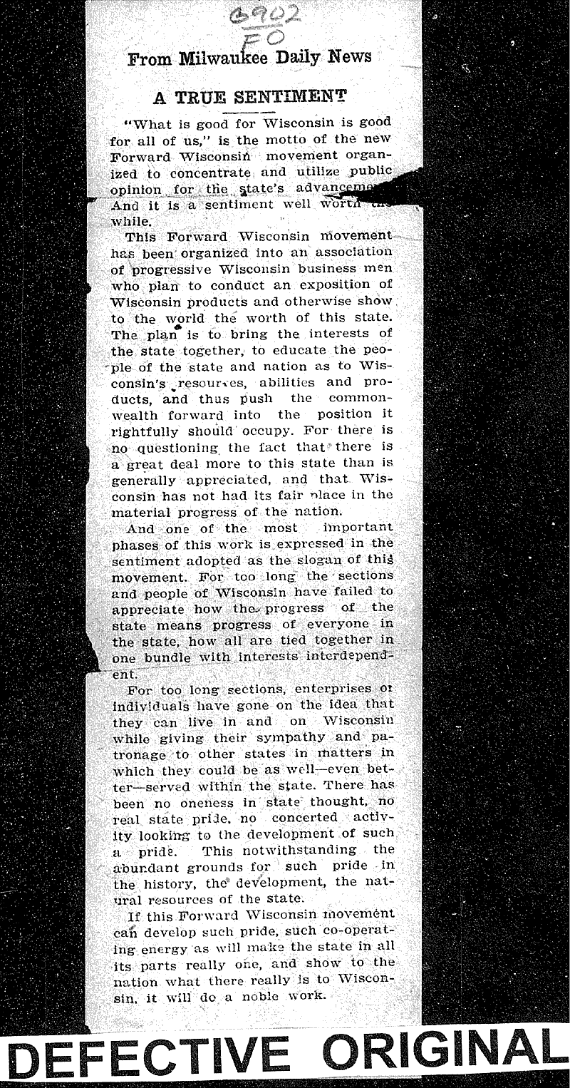  Source: Milwaukee Daily News